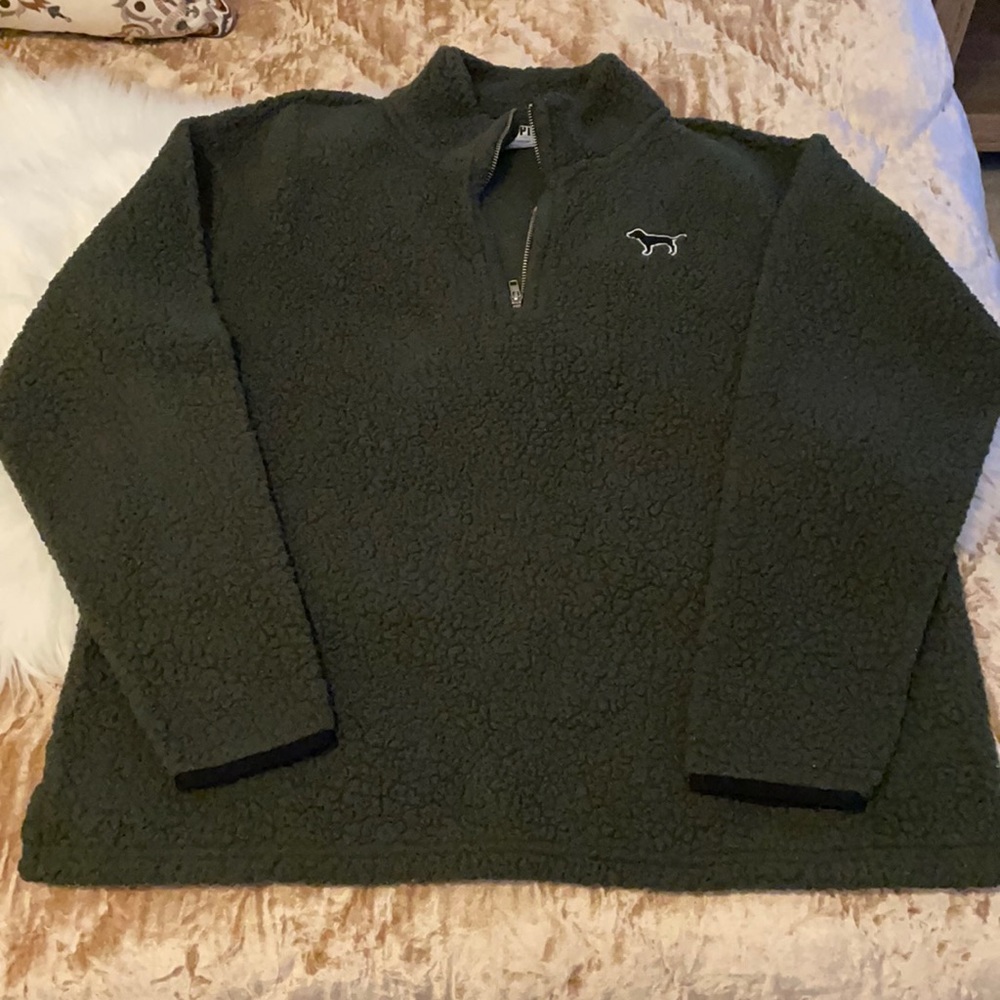 Pink large Sherpa pullover